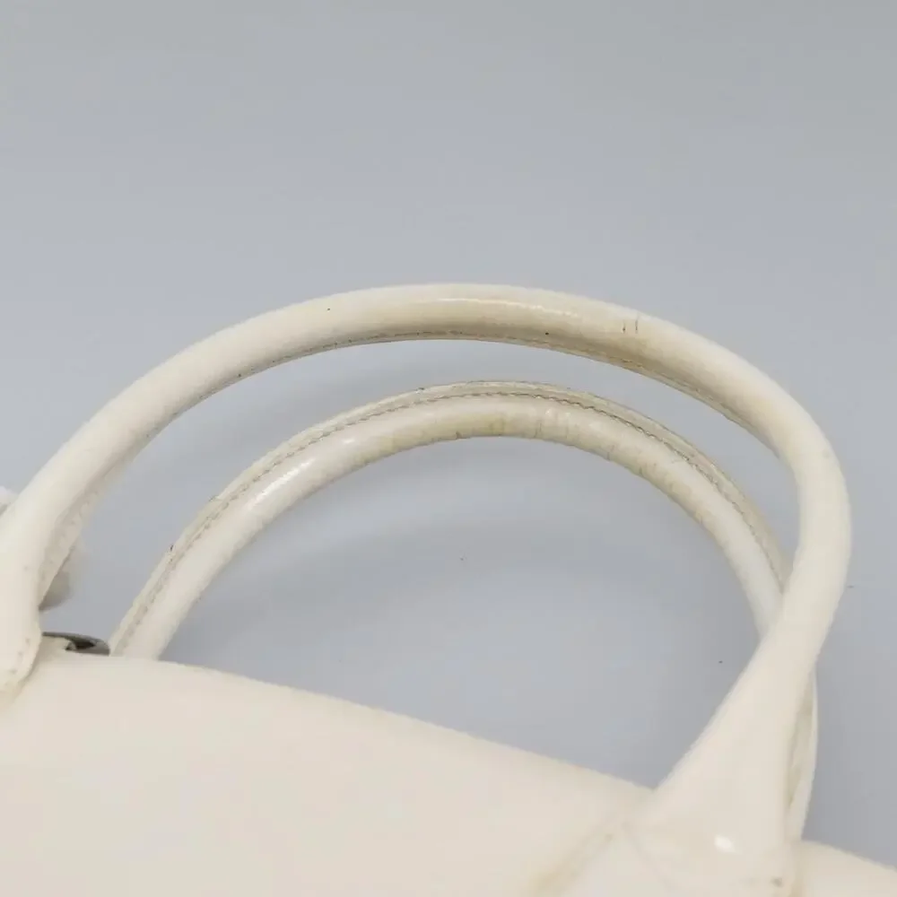 GUCCI Hand Bag Enamel White - Picture 8 of 13